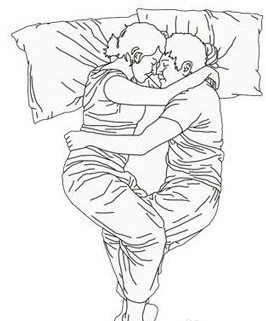 情侶睡姿揭秘心理親密度 情侶睡姿揭秘心理親密度