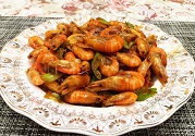 蔥爆河蝦制作全過(guò)程方法
