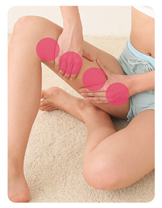 瘦腿按摩手法圖片 消除大腿內外側贅肉 瘦腿按摩手法圖片 消除大腿內外側贅肉