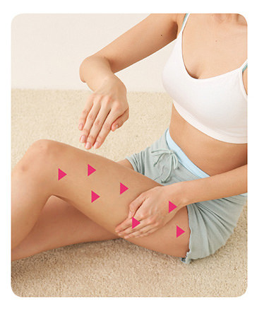 瘦腿按摩手法圖片 消除大腿內外側贅肉 瘦腿按摩手法圖片 消除大腿內外側贅肉