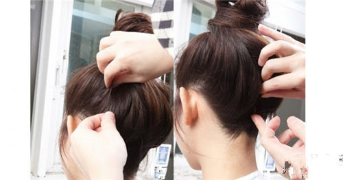 丸子頭扎法步驟圖解 丸子頭扎法步驟圖解