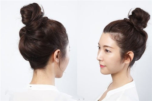 丸子頭扎法步驟圖解 丸子頭扎法步驟圖解