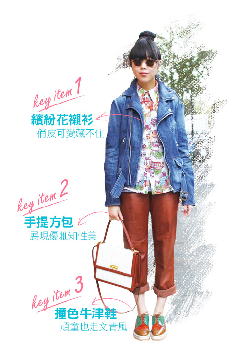 客花襯衫時尚穿搭方法 客花襯衫時尚穿搭方法