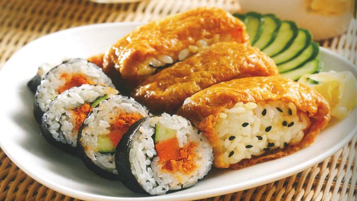 綜合壽司海苔壽司豆皮壽司的做法與材料 綜合壽司海苔壽司豆皮壽司的做法與材料