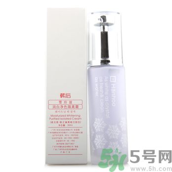 韓后雪玲瓏潤(rùn)白凈色隔離霜怎么樣？韓后隔離霜能提亮膚色嗎？