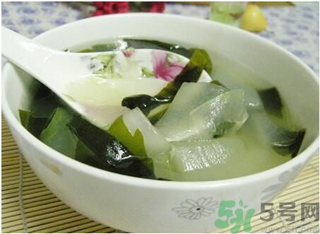 冬瓜和海帶一起吃能降火嗎？冬瓜能和海帶一起吃嗎？