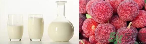 楊梅可以和牛奶一起吃嗎？牛奶能和楊梅一起吃嗎？