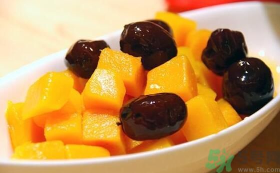 南瓜和紅棗可以一起煮嗎？南瓜和紅棗一起吃好嗎？