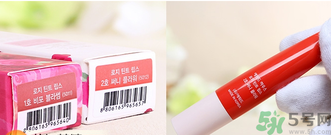 ETUDE愛麗小屋Rosy tint玫瑰花園口紅唇彩真假辨別圖 ETUDE愛麗小屋Rosy tint玫瑰花園口紅唇彩真假辨別圖