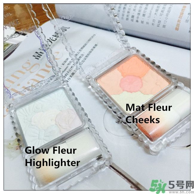 canmake花瓣腮紅色號對比圖？canmake五色花瓣腮紅試色