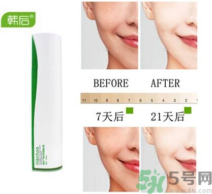 韓后茶蕊嫩白系列怎么樣？韓后茶蕊baby白好用嗎？