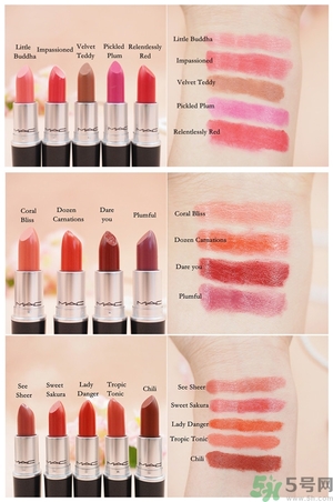 mac魅可口紅顏色哪個好看？魅可口紅哪個色比較火
