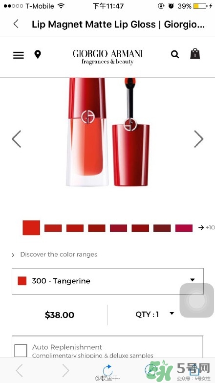 阿瑪尼小胖丁唇釉哪個色最火？阿瑪尼小胖丁唇釉保留了紅管的哪個色？