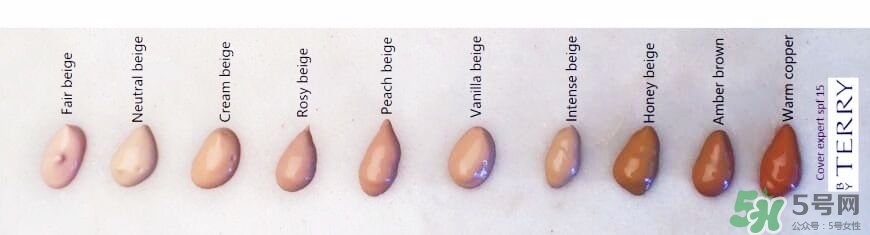 by terry粉底液色號(hào) by terry粉底液試色圖 by terry粉底液色號(hào) by terry粉底液試色圖