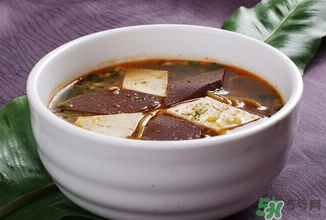 豬血和豆腐能一起吃嗎？豬血可以和豆腐一起吃嗎？