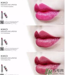 kiko情人節(jié)限定口紅色號(hào) kiko心形口紅試色 kiko情人節(jié)限定口紅色號(hào) kiko心形口紅試色