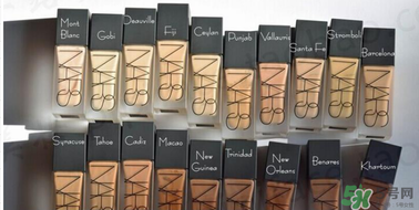 nars粉底液色號怎么選？nars粉底液色號