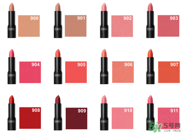 kiko9系列哪個(gè)顏色好看？kiko9系口紅試色