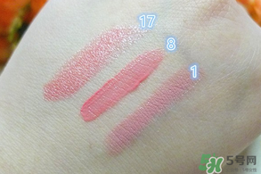 圣羅蘭ysl52和17哪個(gè)好看？ysl17和52試色比拼