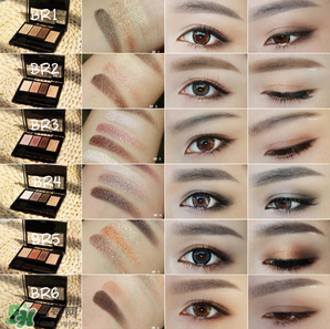 kate眼影哪個色號好？kate眼影br2和br3上妝
