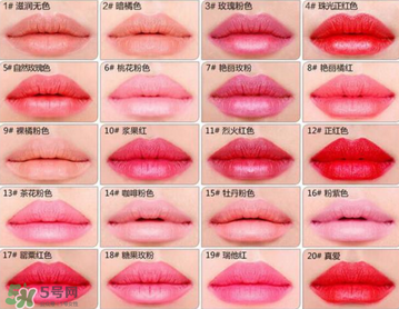 km唇膏哪個(gè)顏色好？km唇膏試色