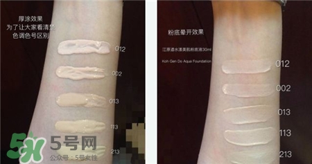 江原道粉底液色號 江原道粉底液試色 江原道粉底液色號 江原道粉底液試色