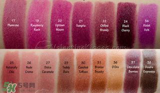 milani口紅色號 milani口紅試色圖 milani口紅色號 milani口紅試色圖