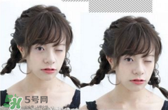 雙麻花辮的編法圖解_雙麻花辮怎么扎好看 雙麻花辮的編法圖解_雙麻花辮怎么扎好看