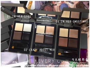 three2017春季彩妝有哪些？three2017春季彩妝試色