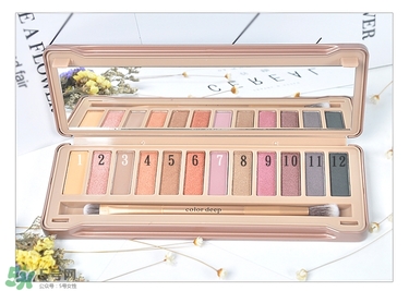 color deep眼影怎么樣？色號試色圖