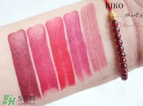 kiko2017情人節(jié)愛心口紅色號(hào) kiko2017情人節(jié)愛心口紅試色