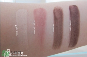 tarte眼影色號試色 tarte眼影盤試色圖 tarte眼影色號試色 tarte眼影盤試色圖