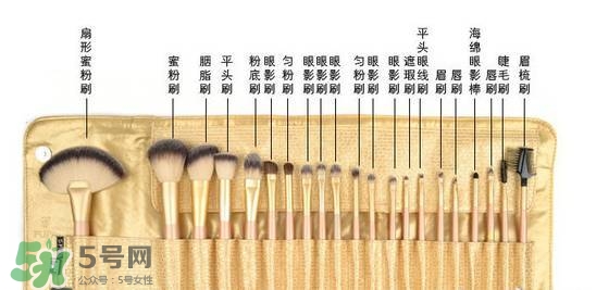 化妝刷有哪些？不同化妝刷怎么用？