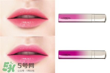 歐萊雅全新唇萃試色 歐萊雅光澤保濕唇釉試色