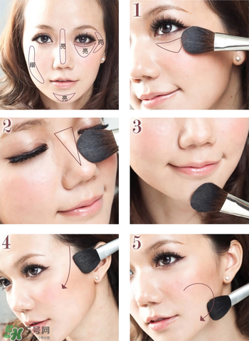 mistine三色修容粉怎么用？mistine三色修容使用方法