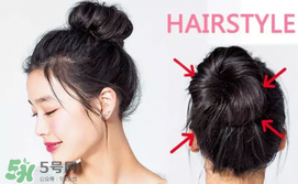 丸子頭蓬松扎法分解圖 丸子頭怎么扎出蓬松感 丸子頭蓬松扎法分解圖 丸子頭怎么扎出蓬松感