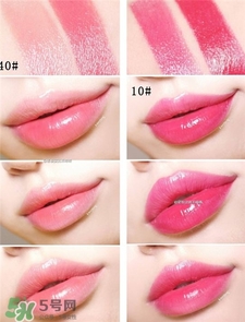 資生堂心機(jī)雙色口紅色號 資生堂雙色口紅試色