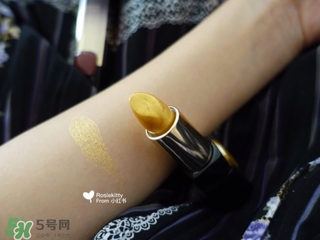 金色口紅是什么顏色？金色口紅試色