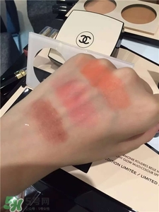 香奈兒自然亮采腮紅膏色號(hào) 香奈兒腮紅膏試色