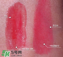 YSL12圓管和唇釉區(qū)別 ysl圓管12和唇釉12試色對(duì)比 YSL12圓管和唇釉區(qū)別 ysl圓管12和唇釉12試色對(duì)比