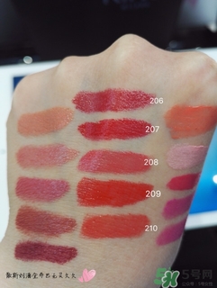 kiko口紅2系色號(hào)推薦_kiko口紅2系試色圖