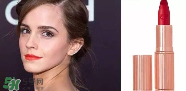 艾瑪口紅什么牌子？艾瑪沃特森口紅色號試色