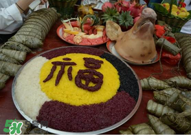 五色糯米飯用什么染？五色糯米飯怎么染？