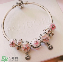 潘多拉桃花系列手鏈怎么看真假？pandora新品桃花手鏈真假辨別