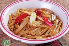 筍干的營養(yǎng)價值 筍干的功效與作用