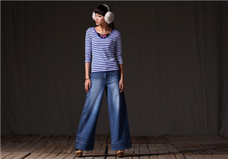 闊腿牛仔褲搭配什么上衣？牛仔闊腿褲配什么上衣好看？