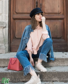 流蘇牛仔褲搭配什么上衣？流蘇牛仔褲配什么上衣好看？