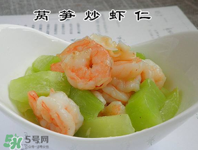 萵筍可以和蝦一起吃嗎？萵筍能和蝦仁一起吃嗎？