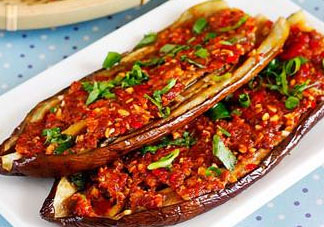 烤茄子的蒜蓉怎么做？燒烤茄子的蒜蓉做法？