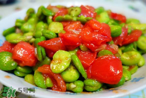 蠶豆和西紅柿能一起吃嗎？西紅柿蠶豆的做法